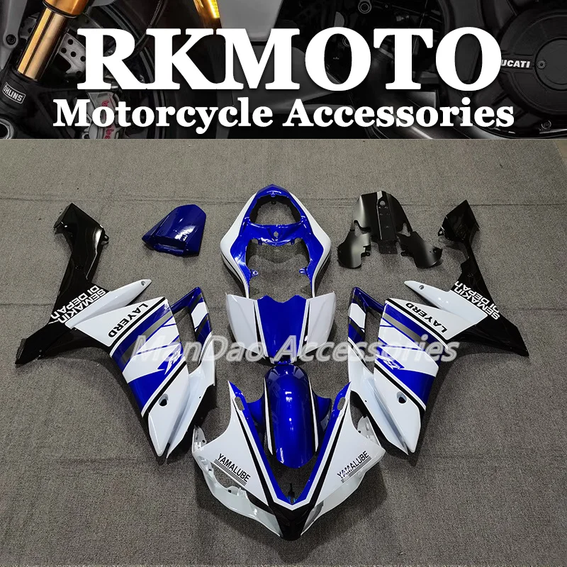 

NEW ABS Motorcycle Injection mold full Fairing Kit fit For YZF R1 2007 2008 YFZ-R1 07 08 Bodywork Fairings kits set White Blue