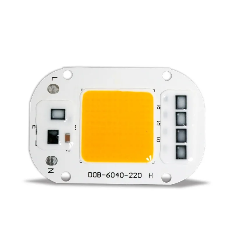 Chip de cuentas de lámpara LED COB, IC inteligente sin necesidad de controlador, módulo DOB de 12V, 32-34V para cultivo de plantas DIY, bombilla de luz de inundación