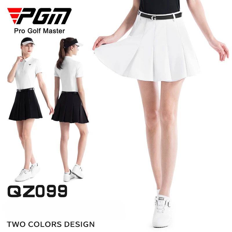 

PGM Women Golf Short Skirt A-line Puffy Skirt Summer Lady's Golf Sport Clothing Skirt QZ099