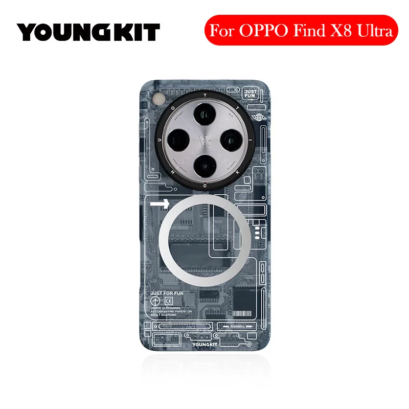 

YOUNGKIT Magnetic Case For OPPO Find X8 Ultra Micro Matte Back Cover Shell