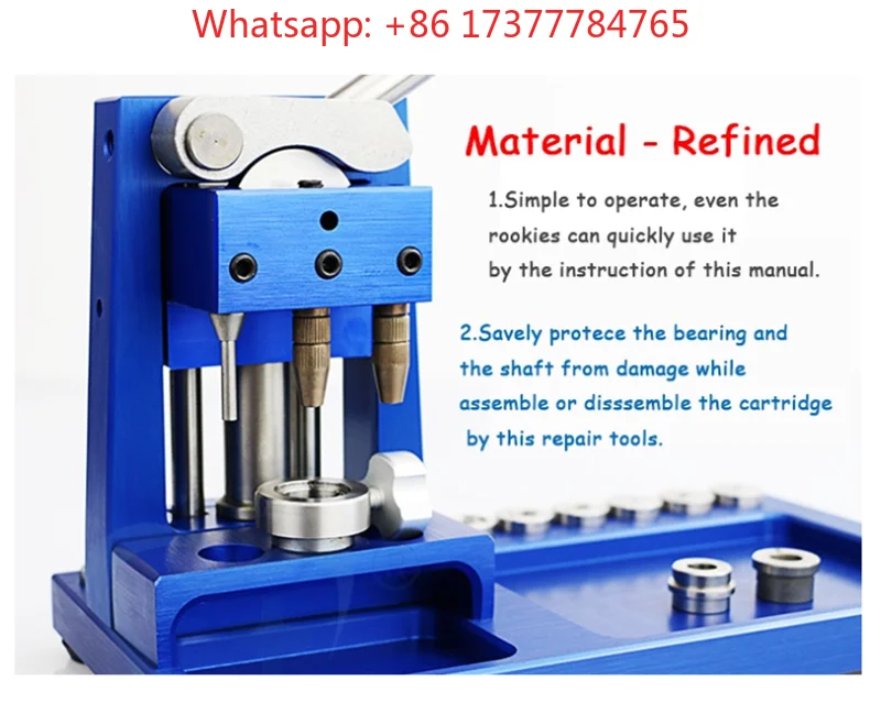 Professional Bearing Removal Tool Standard Cartridge Push Button Turbine Handpiece Maintenance Repair Tool