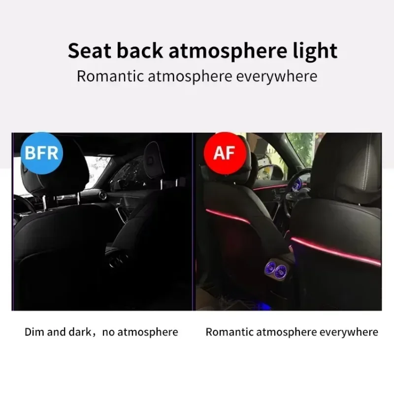 For Mercedes-Benz New A/CLA-class W177 W118 Good Quality Seat Back Ambient Light Car Interior Upgraded