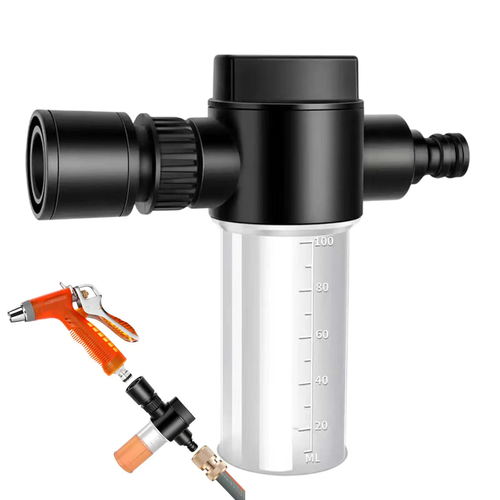 NEW Foam Sprayer for Water Hose 100ml Gardening Foam Hose Sprayer Adjustable Sprinkler with Scale Gardening Accessories