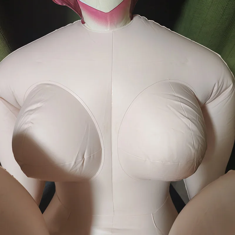 DS8210 Clear 82cm Full Body Inflatable Female Mannequin Toroso Inflatable Shooting Pattern Maniqui Complexion Doll