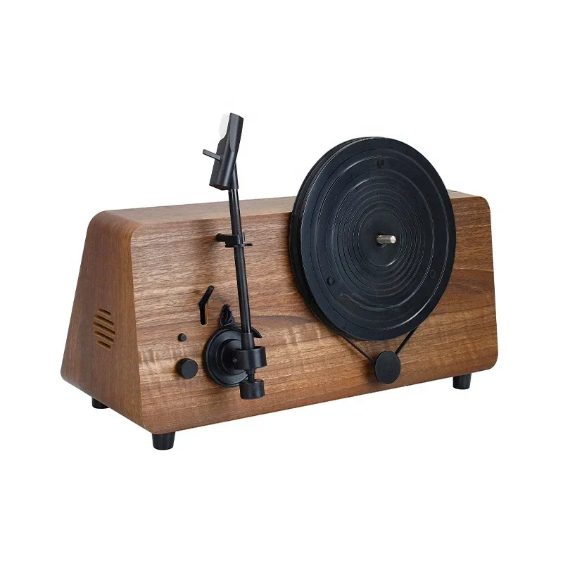 vertical record player Factory updated hot sale retro vinyl turntable & wooden gramophone New Design turntable