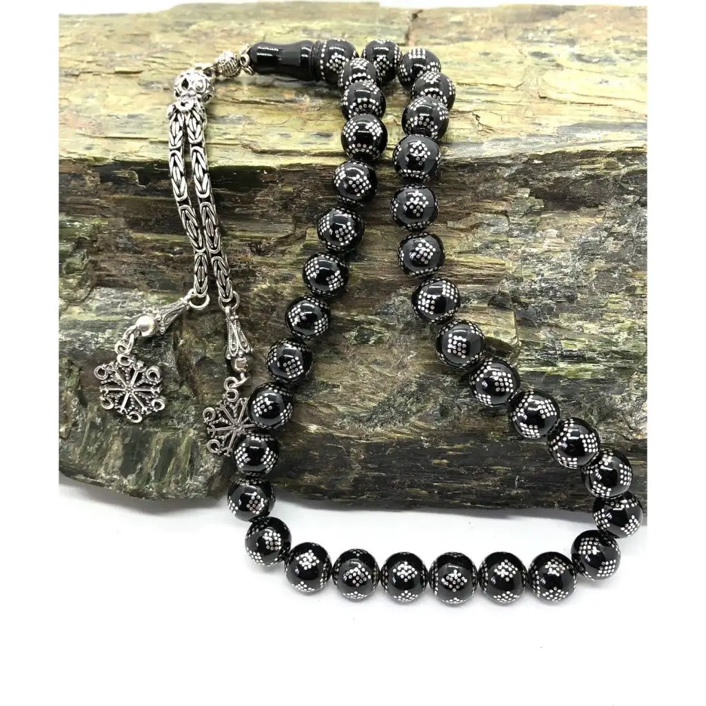 OLTU stone silver processing rosary