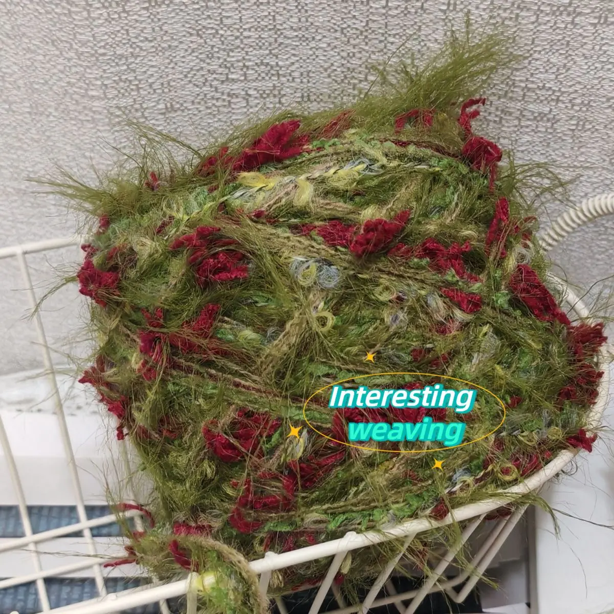 DIY Featured Forest Mixed Color Wool 100g New Fish Tail Bag Handmade Hook Weaving Scarf Weaving Jewelry