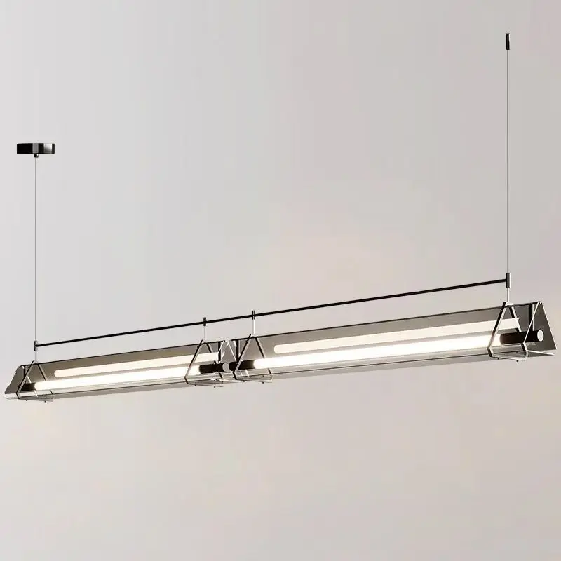 Restaurant Pendant Light Designer Minimalist Post-modern One Letter Office Long Bar Coffee Shop Extra Long Cashier Desk Lamp