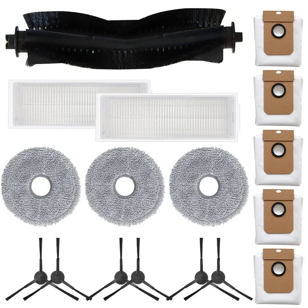 Vacuum Cleaner Main Brush Easy Installation Parts Replacement 17 Pcs/26 Pcs ABS+Nylon Home And Practical Vacuum