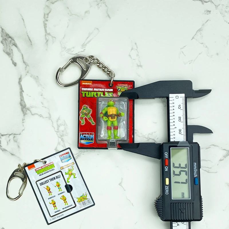 Teenage Mutant Ninja Turtles Mini Figurine Miniature Joints Movable Figure Toy Pendants Collectible Worlds Smallest Gifts