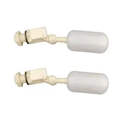 2x Float Valves Floating Ball Valves 1/2inch Auto Fill Shut Off Flow Control Livestock Water Trough Float Valves for Pool
