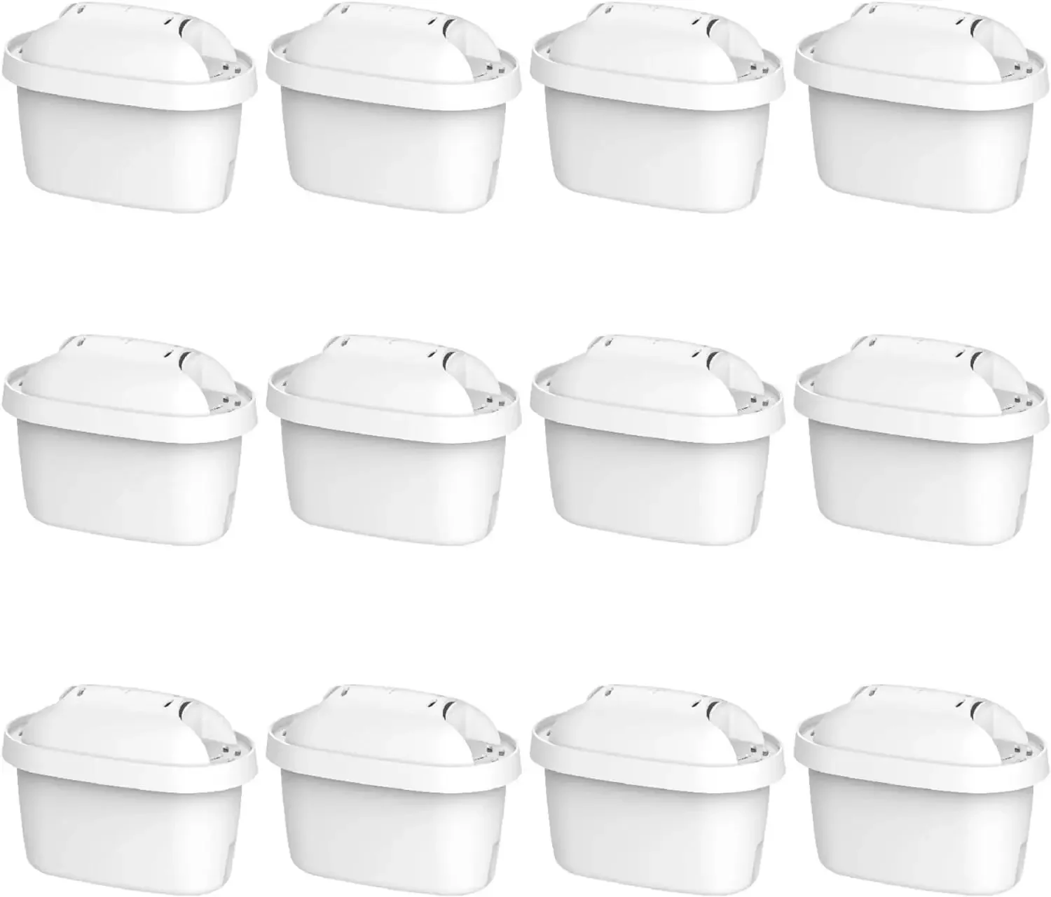 6/12pcs Water Filter Cartridges, Replacement for Brita® Maxtra Pro® All-in-1 Maxtra+® Plus, Compatible with Brita® Marella® Jug