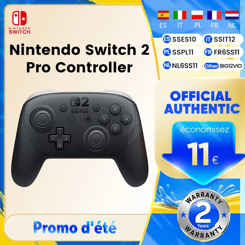 Nintendo Switch 2 Pro Controller Draadloze Gaming Controller voor NS2 Nieuw met GL/GR Achterknoppen Geoptimaliseerde Knopindeling Precies