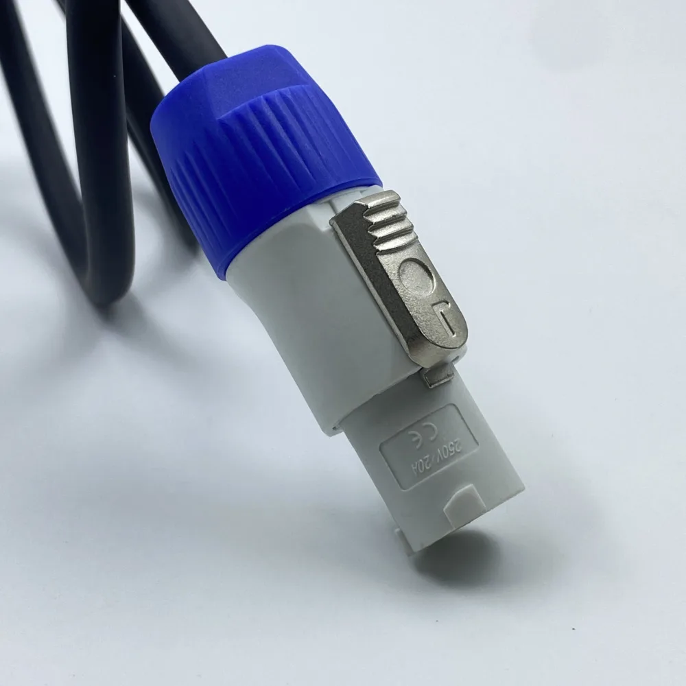 1.5meter PowerCON Power Cable 3X1.5mm² AC Power 110V 220V DJ Stage LED Beam Moving Head Light Extension Line Blue/Grey Connector