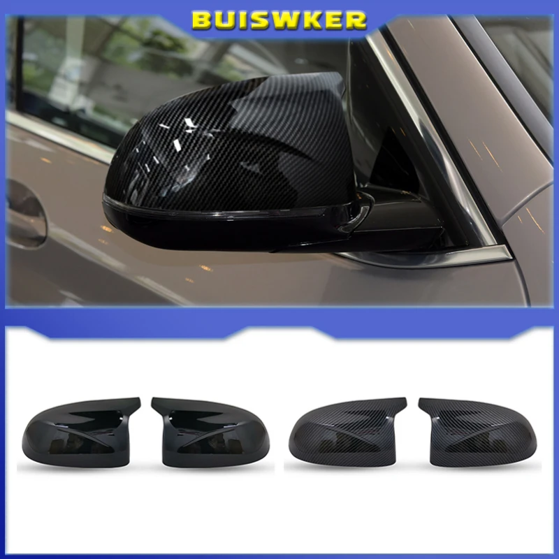 

For BMW X3 G01 X4 G02 X5 G05 X6 G06 X7 G07 2018 2019 2020 M style black rearview mirror cover X3M Look rearview mirror cover
