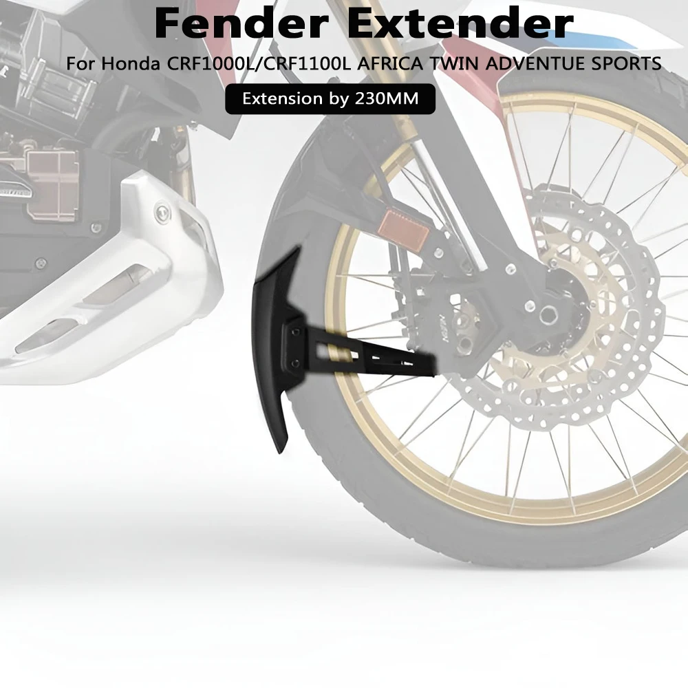 Front Fender CRF1000L Africa Twin Adventure Sports Mudguard ABS Extenda Mud Guard For Honda CRF1100L AFRICA TWIN ADVENTUE SPORTS
