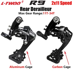 LTWOO R9 11V Speed Rear Derailleur For Road Bike Compatible Shimano R5800 R7000 Max Cassette 32T/30T Bicycle Parts