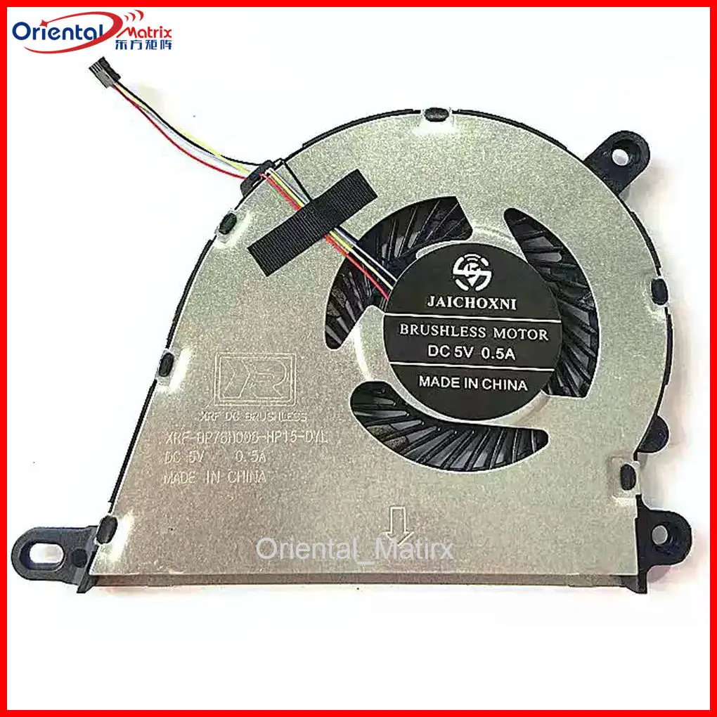 NEW XRF-BP76H000-HP15-DYL DC5V 0.5A 4Pin Fan For HP 15-DY 15-EF 340S G7 14-DQ 14S-DQ 15S-FQ 15S-EQ TPN-Q242 CPU Cooler Fan