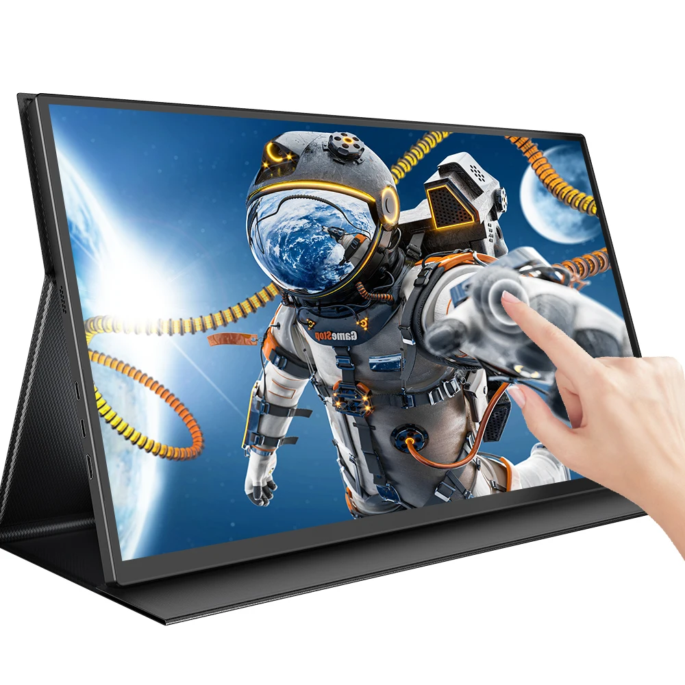 

Портативный монитор EVICIV 18,5" 120 Гц сенсорный экран 100% sRGB 1080P FreeSync IPS HDR игровой дисплей для путешествий второй монитор для ноутбука ПК MAC