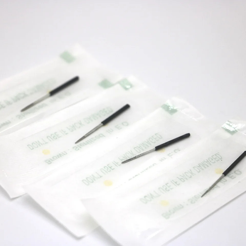 100Pcs Tebori Shading R3/5 LINER Eyebrow Microblading Needles Manual Needle Fog Eyebrow Blade Round Needles Permanent Makeup