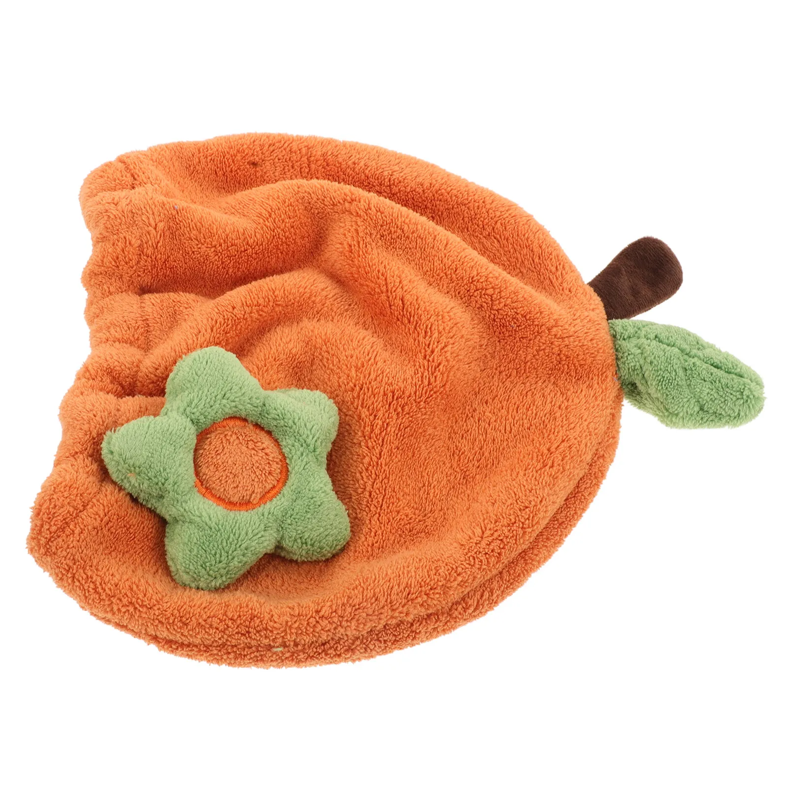 

Cartoon Dry Hair Cap Thick Coral Fleece Baby Hair Drying Towel Shower Cap Quick Absorbent Wrap for Kids Headband Face Washing