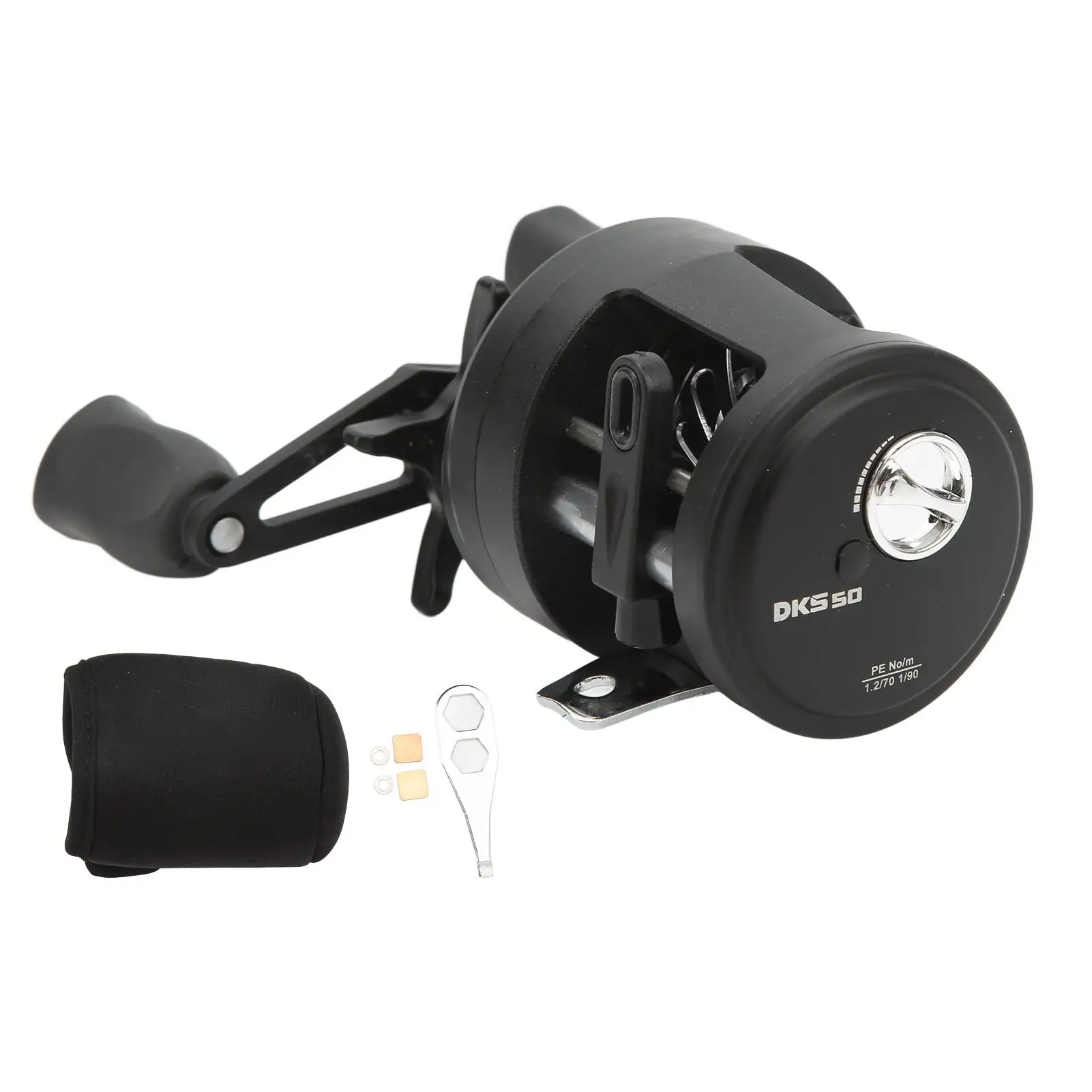 

High DKS Fishing Reel 6.2:1 - Smooth Metal Drum for stream & Rock Fishing Accessories