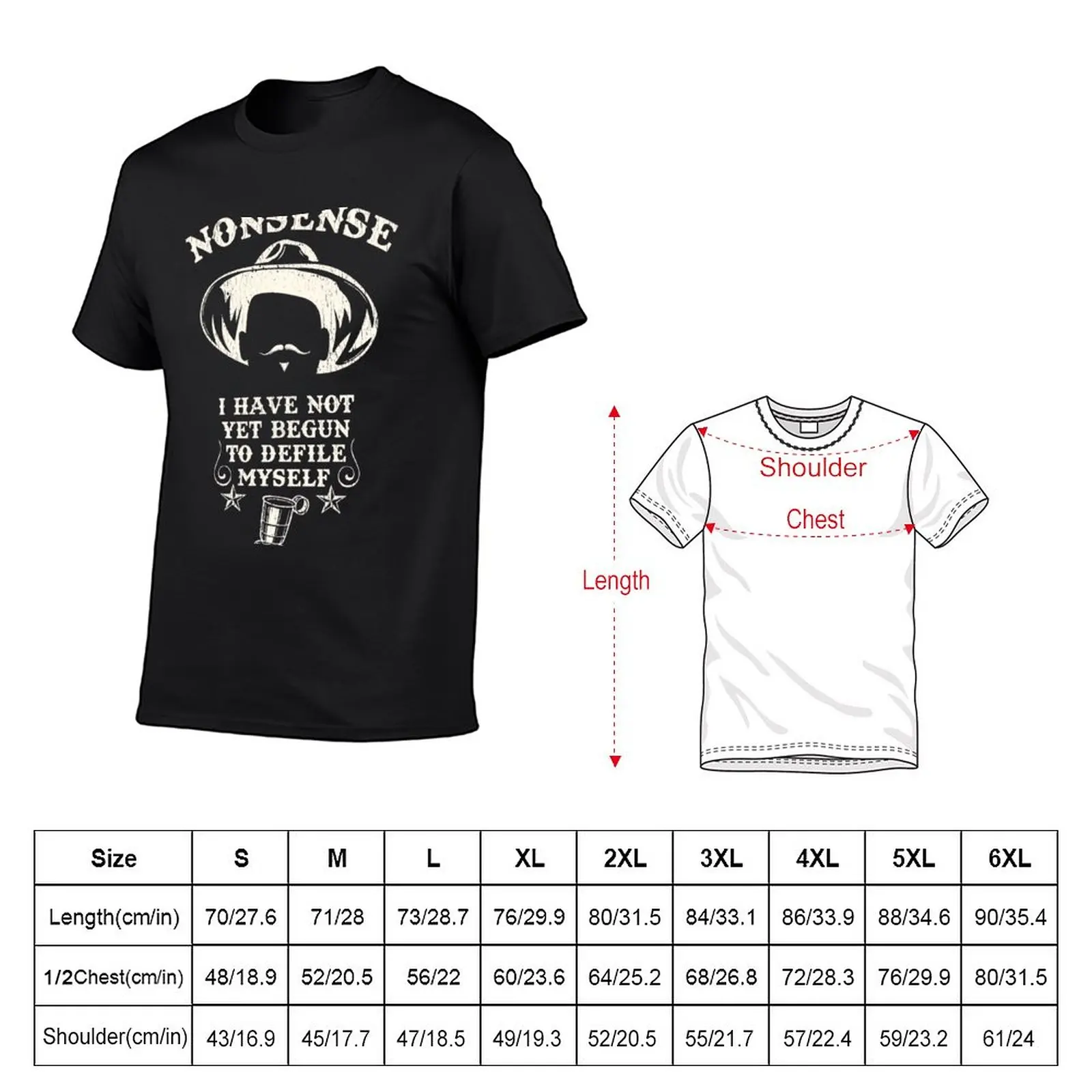 New NONSENSE Doc Holliday Huckleberry Tombstone 244 T-Shirt sports fan t-shirts vintage t shirt Blouse black t shirts for men