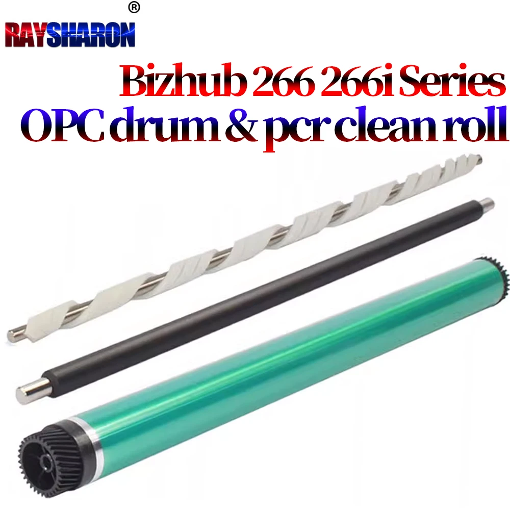 OPC Drum/Charge Roller/PCR For Use in Konica Minolta Bizhub 266i 226i 246i 306i 266i 7228i 7221i 7223i Aurora 228e 248e 268e