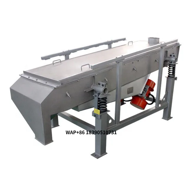 Vibrating Linear Screen Classifying Screen Grade for Dried Fruit Preserved Fruit Plastic Particles