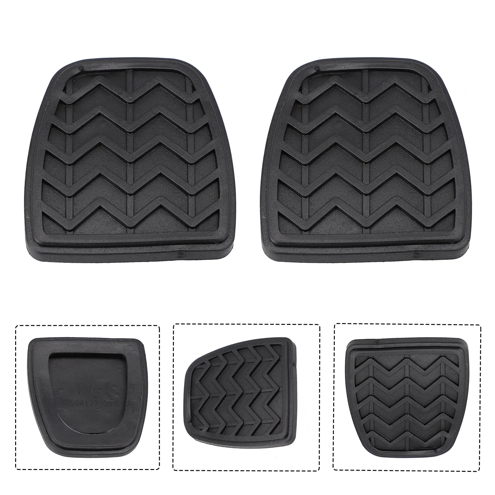 

2pcs Car Brake Clutch Pedal Pad Rubber Covers Fits For Toyota For Scion 31321-52010 For Scion XA (Manual Transmission Only) 2004