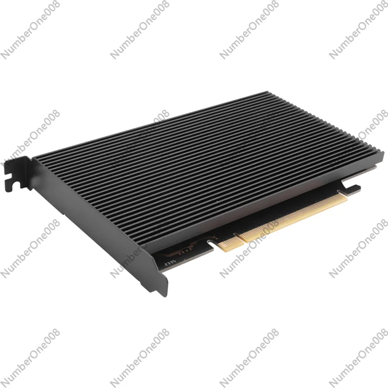 Superior-M.2 NVME To Pcie 4.0 X16 Adapter Card, Supports 4 Nvme M.2 2280, Supports Bifurcation Raid