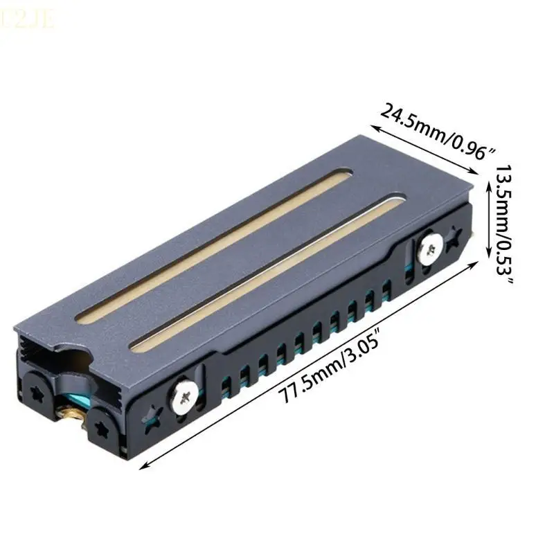 U2JE ARGB Sync M.2 2280 Nvme SSD Coolers RGB M.2 Nvme Radiator Heatsink Thermal Pad