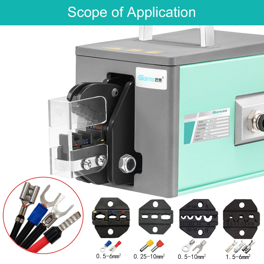Pneumatic Crimping Pliers Cold Press Terminal Crimping Pliers Multifunctional Wiring Machine Electric Needle Terminal Machine