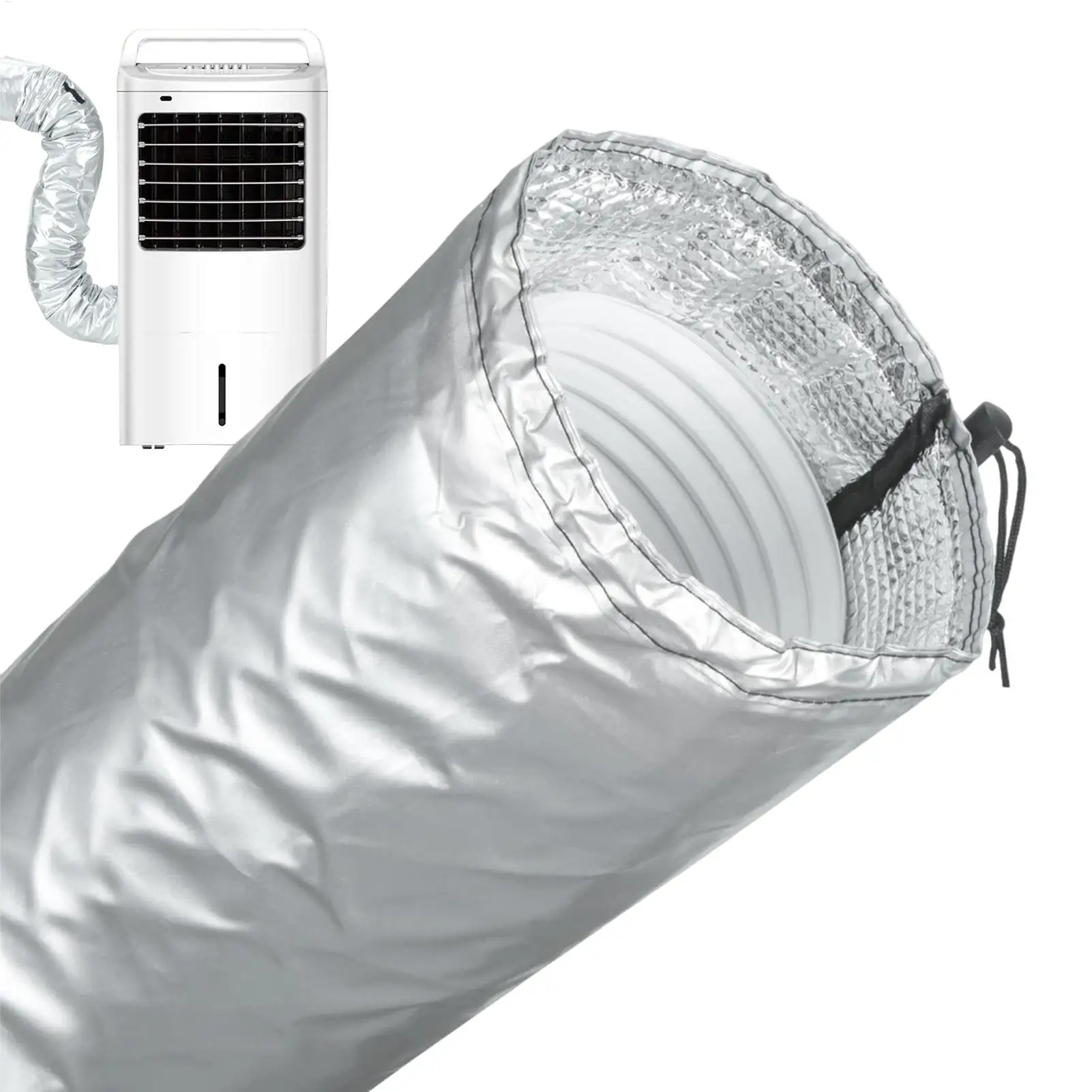 Couvercle de tuyau AC Portable réglable, isolation AC, accessoires pour appareils ménagers, pour mur extérieur, Garage coulissant, été