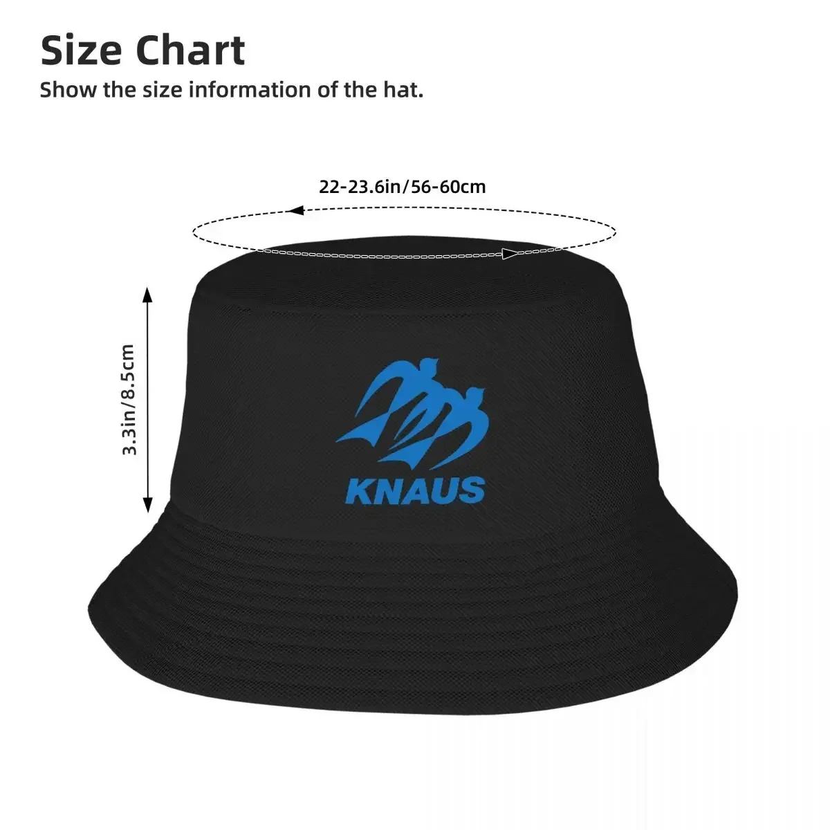 Knaus Caravan Bucket Hat Panama For Kids Bob Hats Outdoor Cool Reversible Fisherman Hats For Summer Beach Fishing Unisex Caps