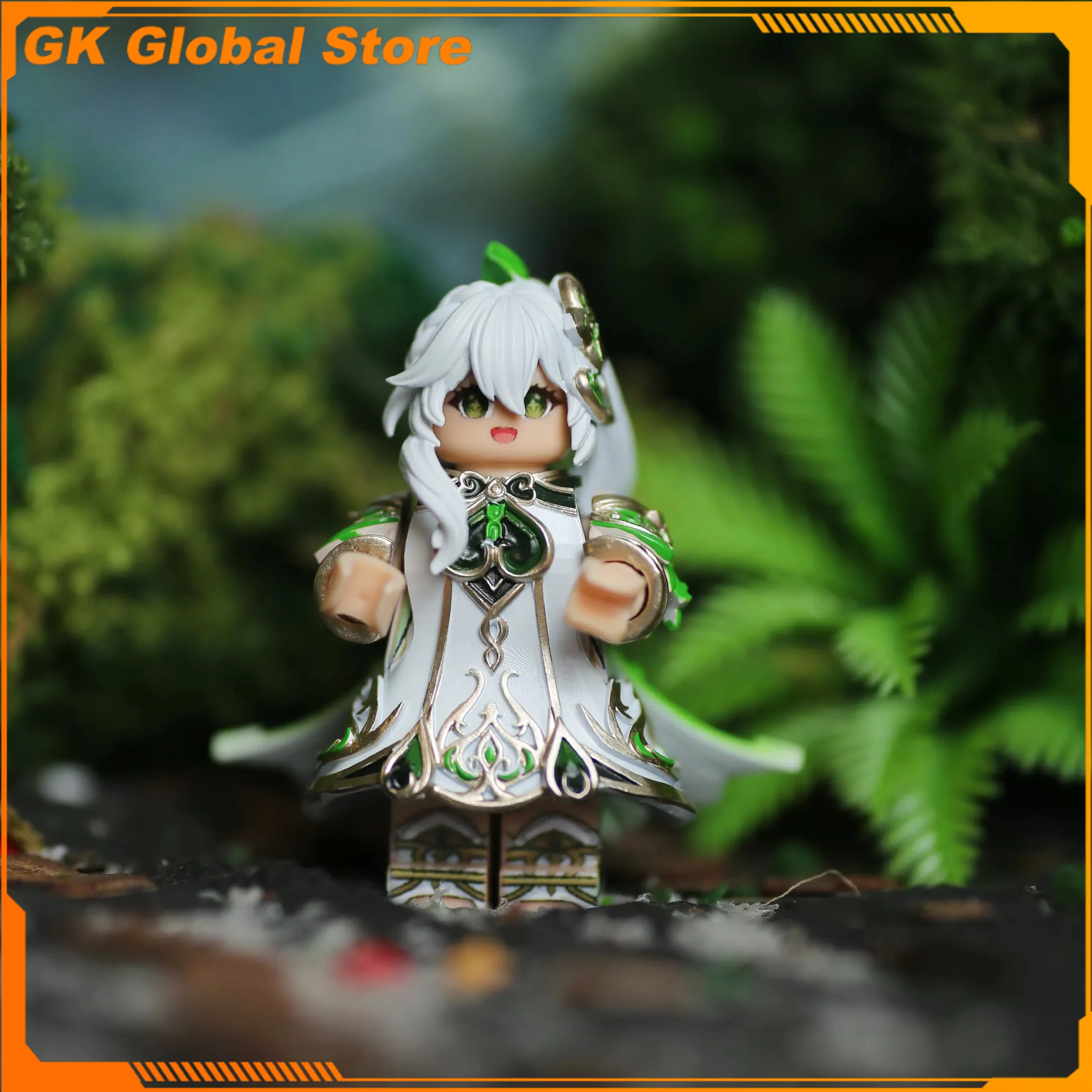Genshin Impact Anime Figure Nahida Periphery PVC Model Building Blocks Advanced Desktop Decorative Ornaments Birthday Gift Toys