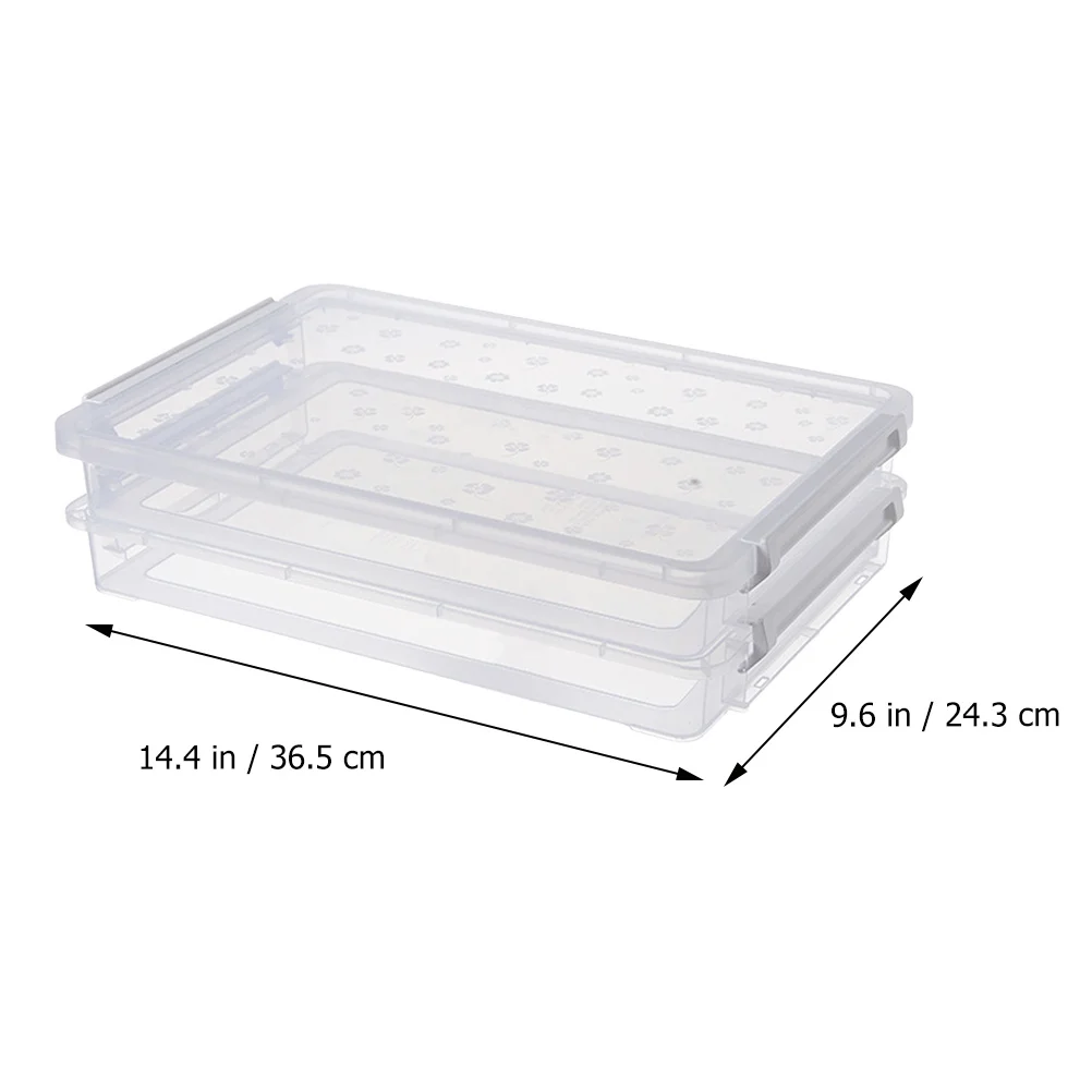 

Multilayers Transparent Storage Box Clear Pp File Organizer For Documents Papers Certificates Desktop File Storage Container