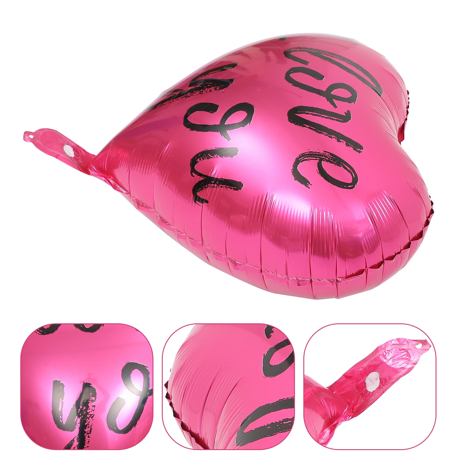 

20 Pcs Love Balloon Kits Valentine's Day Bouquet Balloons Decor Aluminum Festive Party Engagement