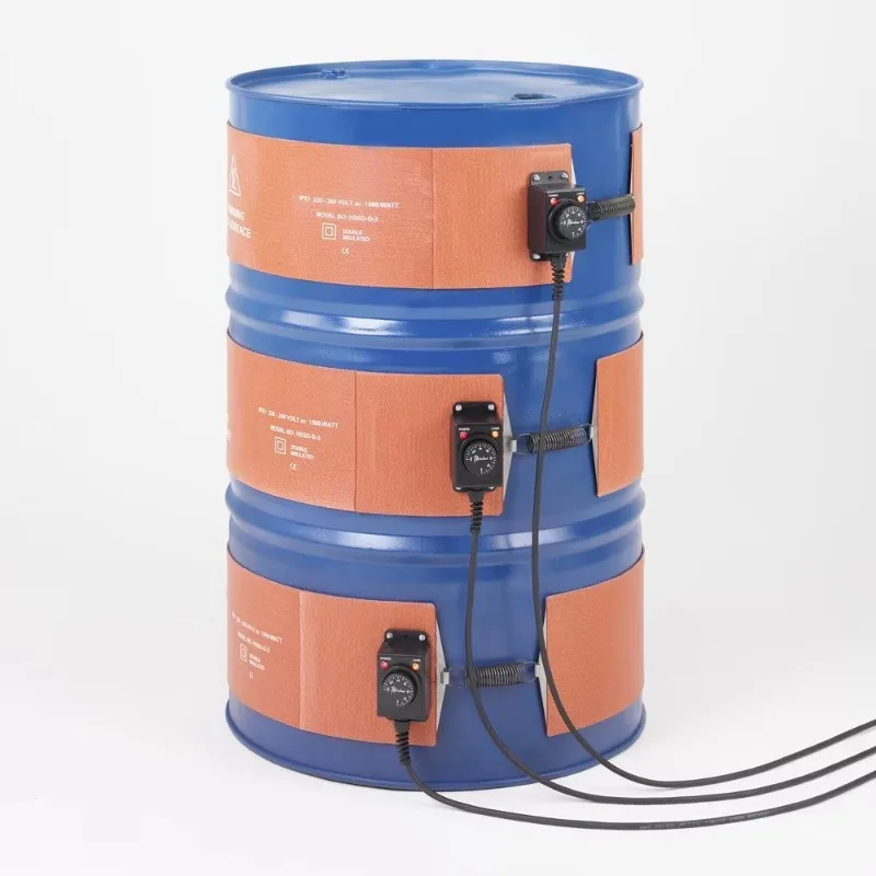 

1740*250mm Price Stainless Steel Drum Custom Styling Silicone Rubber Oil Barrel Heater for Industrial Use