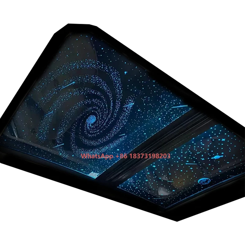

Factory Wholesale Auto Glass Panoramic Sunroof with LED Inner Star Film Light-Emitting Car Accessories