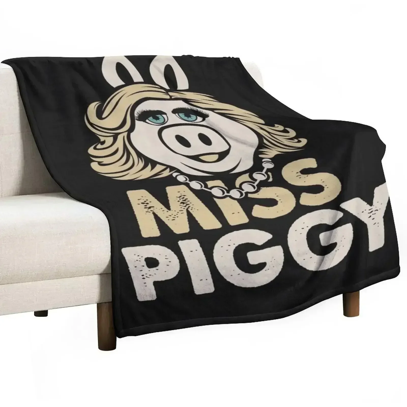 Miss Piggy Throw Blanket For Decorative Sofa Weighted Blankets