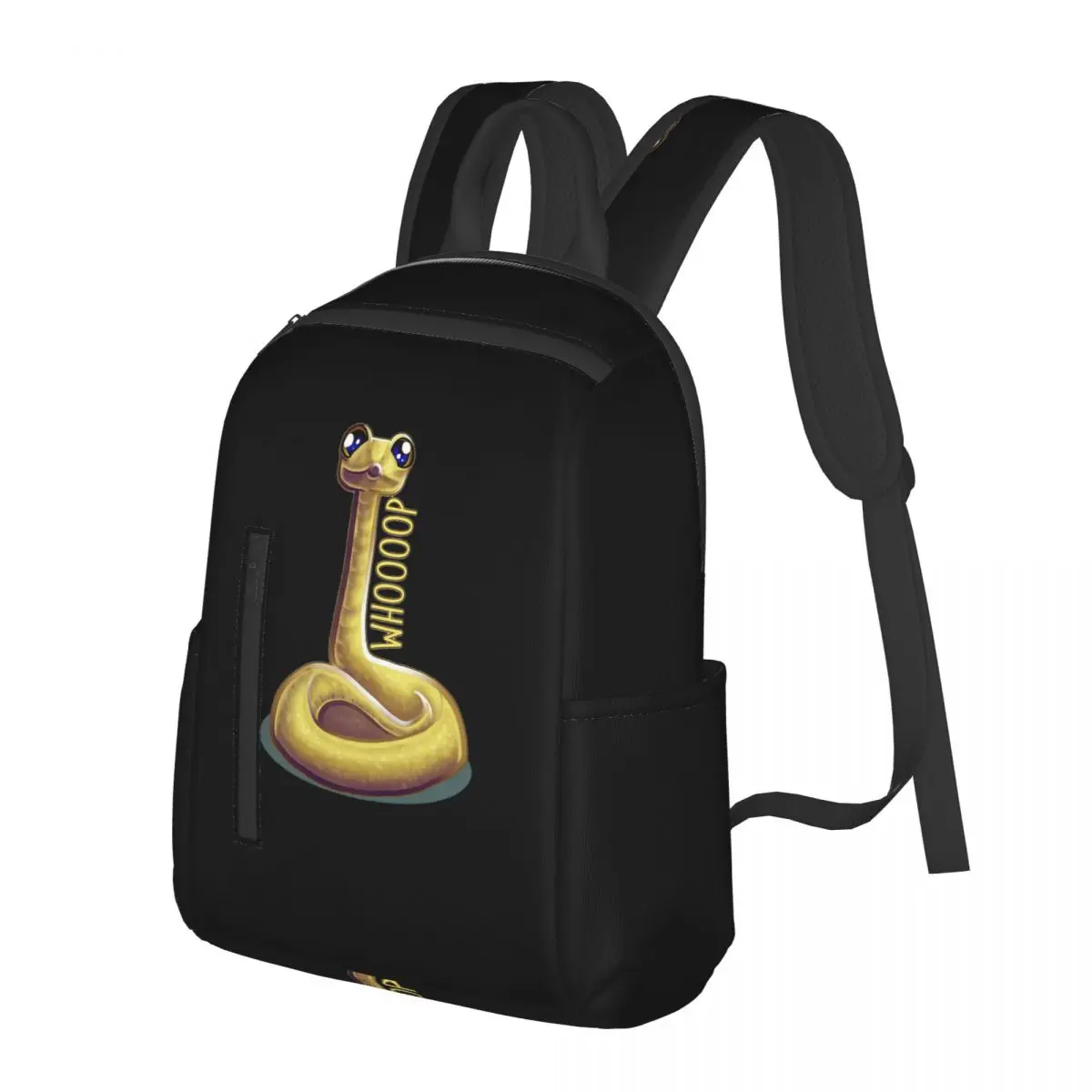 Whooping Snake Student Backpack School Bag Hiking Travel Daypack for Boys Girls Bookbag Shoulder Bags