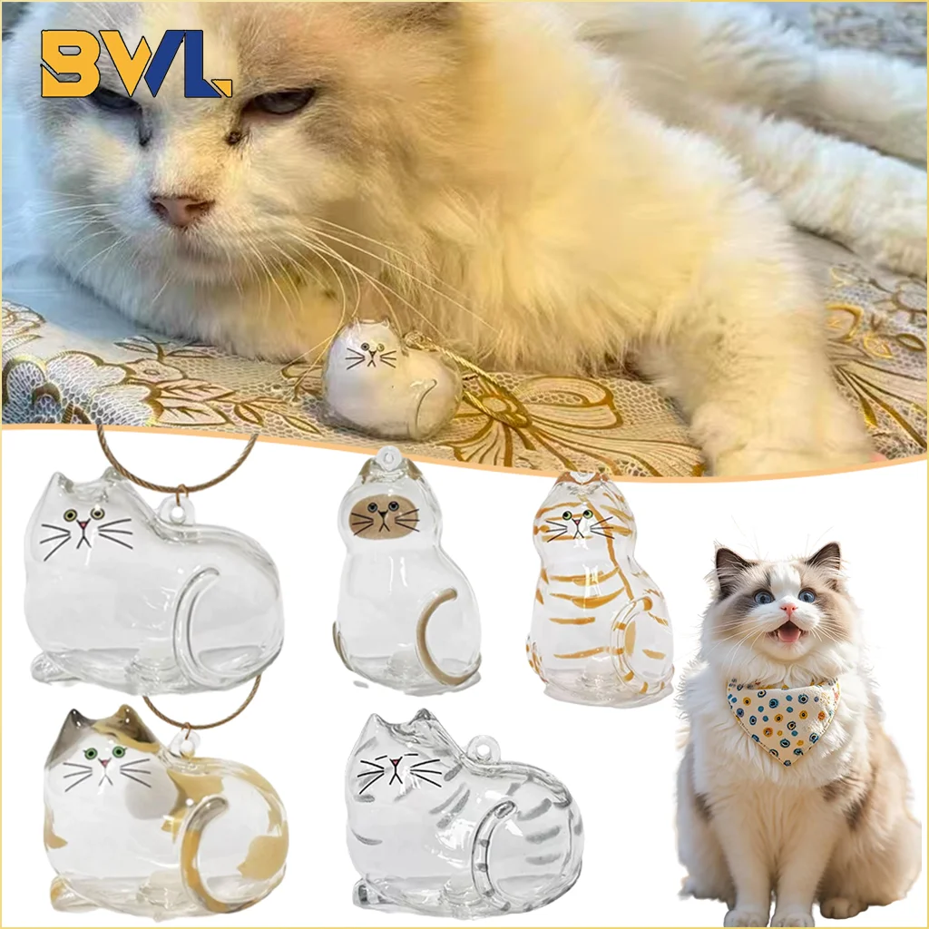 Tierhaar-Aufbewahrungsbox, transparenter Andenkenbehälter für Katzenfell, DIY-Dekoration, Erinnerungsgeschenk für Haustierliebhaber, Heimdekoration