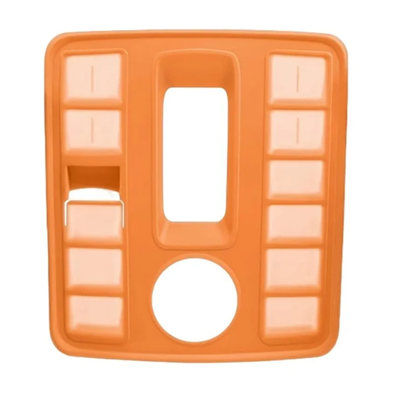 

AB96-Center Control Dustproof Silicone Pad Center Control Gear Dust Cover Interior Upgrade Parts Brown Yellow