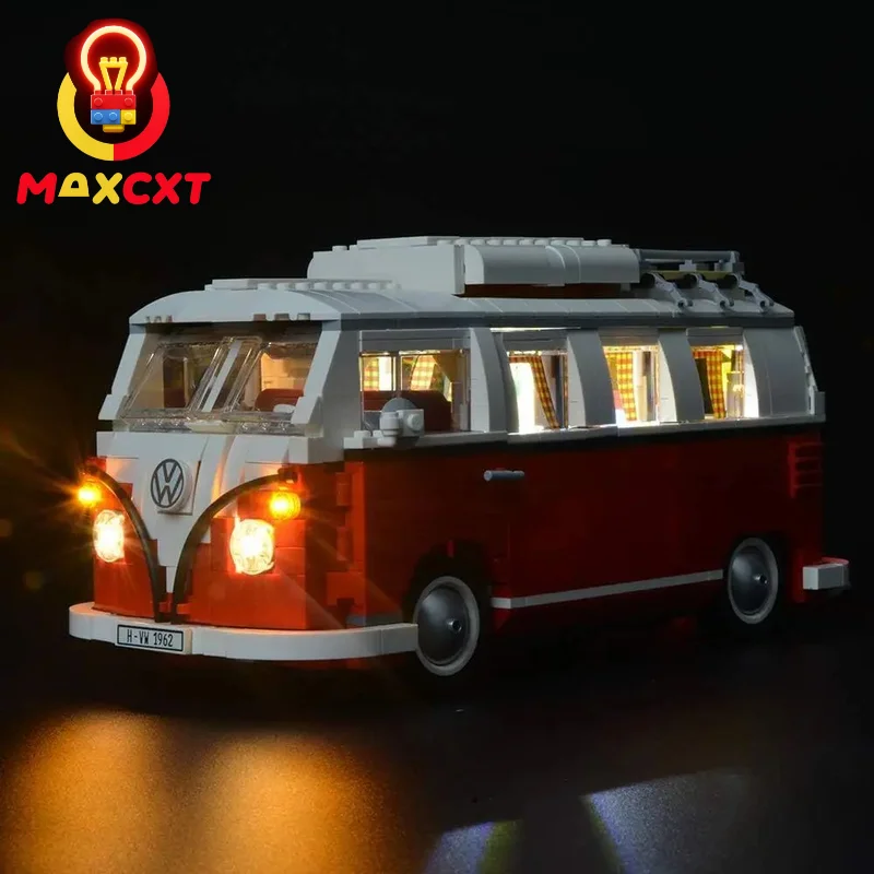 MAXCXT LED Light for Lego-10220 T1 Camper Van DIY Decorative Lamp with Battery Box (Not Include Lego Building Blocks Set)