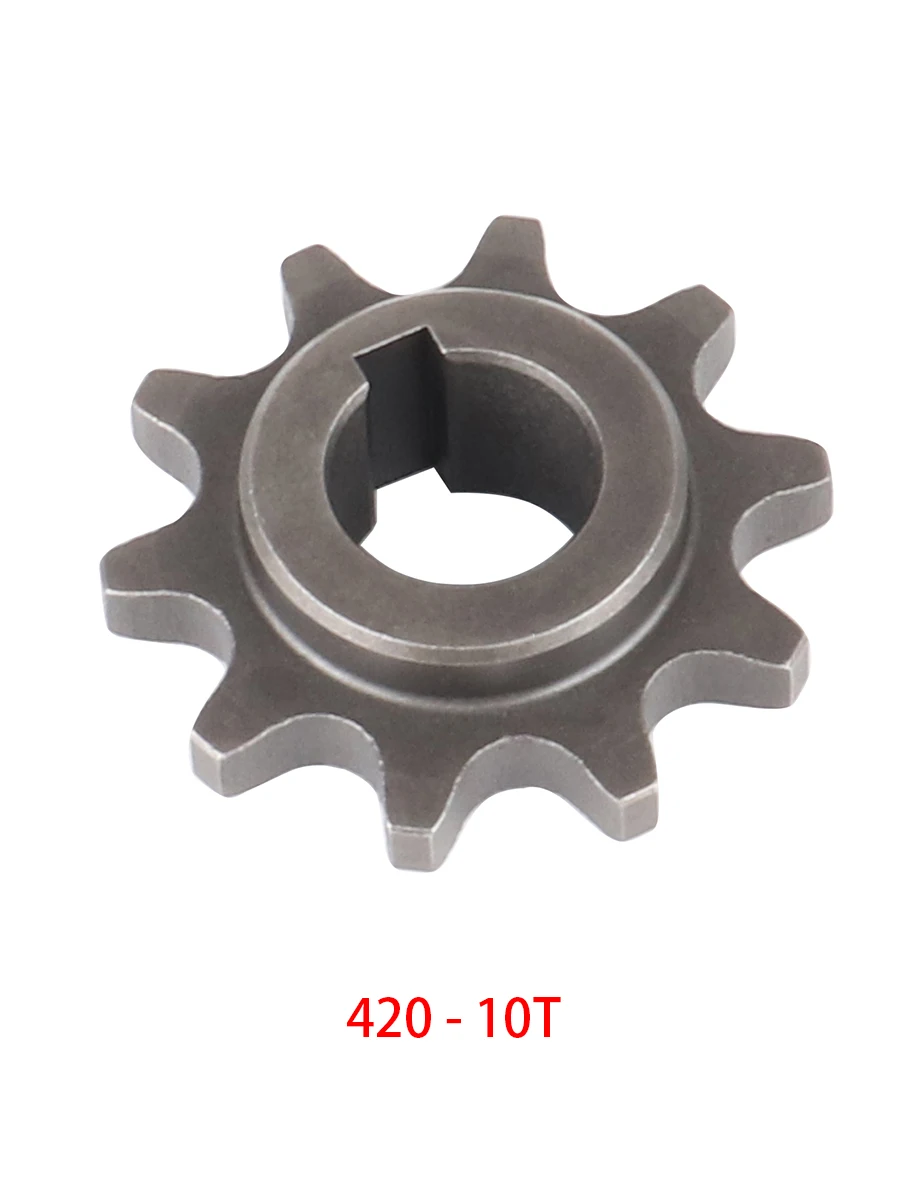 AliExpress LeSiRacing 10 Teeth 420 16mm/17mm Chain Front Engine Sprocket with Cotter Open Pin for Coleman CT200 Trail 200 Mini Bike KT196 Go Kart