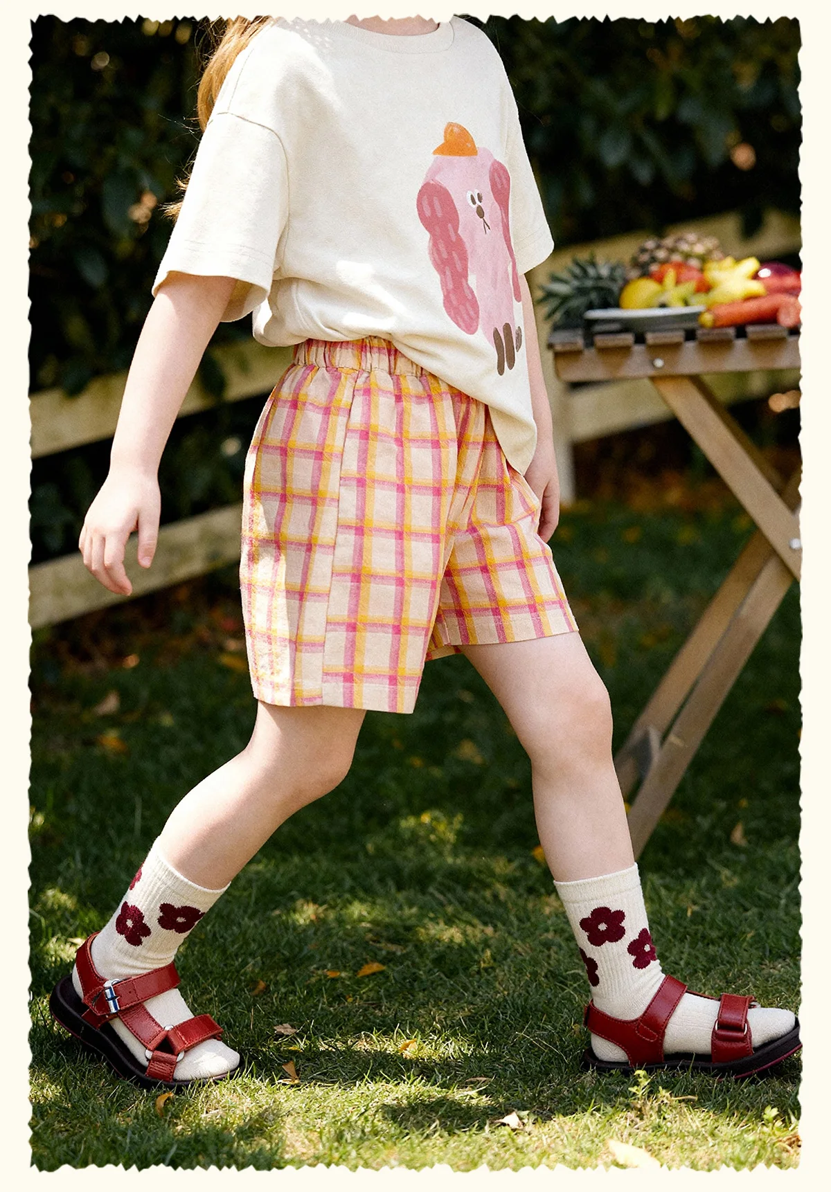 Amila 2026 Sommer-Kindershorts, energiegeladene, vielseitige Stile, Vintage-Kontrastfarbe, vielseitige, modische Freizeitshorts – Detail 12