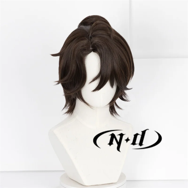 شعر مستعار تأثيري لاميل المريض الثاني لحفلة الهالوين ، آلية هوية اللعبة ، مقاومة للحرارة ، الشعر الاصطناعي ، كون هزلي