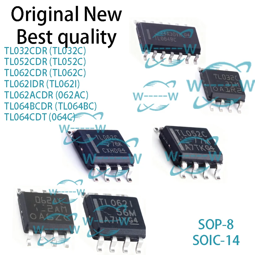 5-30PCS) TL032CDR TL032C TL052CDR TL052C TL062CDR TL062C TL062IDR TL062I TL062ACDR 062AC TL064BCDR TL064BC TL064CDT 064C IC CHIP