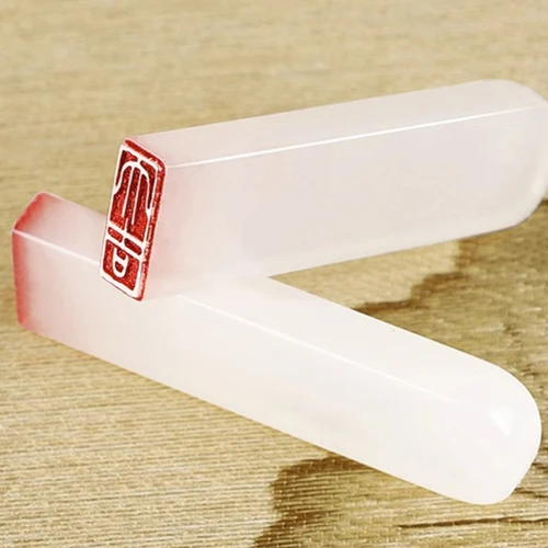 휴대용 정사각형 한자 우표, 수지 마감 도장, 서예, 회화 예술, 스크랩북 용품, 6x14mm 